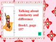 Talking about similarity and difference