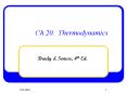 Ch 20. Thermodynamics
