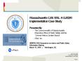 Massachusetts CJIS XML: A GJXDM Implementation Case Study Presented By: - The Commonwealth of Massachusetts (Executive Office of Public Safety and the  Criminal History System Board)  - xFact, Inc. SEARCH 2006 Symposium on Justice and Public