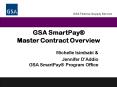 GSA SmartPay Master Contract Overview