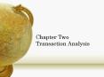 Chapter Two Transaction Analysis
