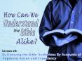 By Knowing the Bible Authorizes By Accounts of