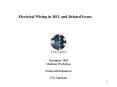 Electrical Wiring in DFL and Related Issues