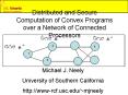 Distributed and Secure Computation of Convex Programs over a Network of Connected Processors