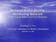 National Water Quality Monitoring Network for U.S. Coastal Waters and Their Tributaries