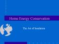 Home Energy Conservation