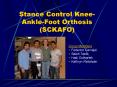 Stance Control KneeAnkleFoot Orthosis SCKAFO