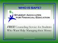 FREE Counseling Service for Students Who Want Help Managing their Money