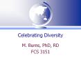 Celebrating Diversity