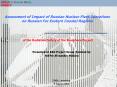 Assessment of Impact of Russian Nuclear Fleet Operations on Russian Far Eastern Coastal Regions