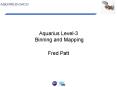 Aquarius Level3 Binning and Mapping