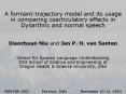A formanttrajectory model and its usage in comparing coarticulatory effects in Dysarthric and normal