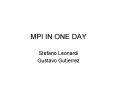 MPI IN ONE DAY