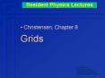 Resident Physics Lectures