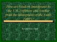 How are Modern Immigrants to the U.S. Different and Similar from the Immigrants of the Early 1900's