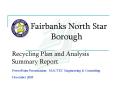 Recycling Plan and Analysis Summary Report