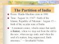 The Partition of India