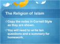 The Religion of Islam