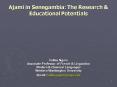 Ajami in Senegambia: The Research