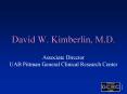 David W. Kimberlin, M.D.