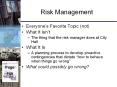 Risk Management