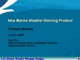 New Marine Weather Warning Product