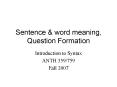 Sentence