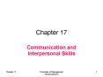 Communication and Interpersonal Skills