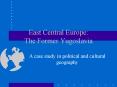 East Central Europe: The Former Yugoslavia