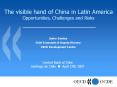 The visible hand of China in Latin America Opportunities, Challenges and Risks