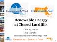Renewable Energy at Closed Landfills