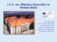 I L.O. im. Mikolaja Kopernika in BielskoBiala