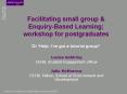 Facilitating small group