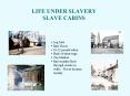 LIFE UNDER SLAVERY SLAVE CABINS