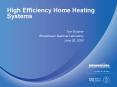 High Efficiency Home Heating Systems
