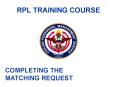 RPL TRAINING COURSE