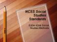 NCSS Social Studies Standards