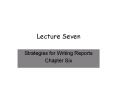 Lecture Seven