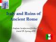 Italy and Ruins of Ancient Rome