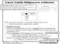 Generic Scalable Multiprocessor Architecture