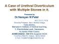 A Case of Urethral Diverticulum with Multiple Stones in it.