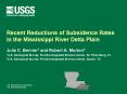 Recent Reductions of Subsidence Rates in the Mississippi River Delta Plain