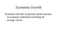 Economic Growth