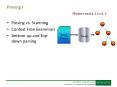 Parsing I