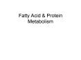 Fatty Acid
