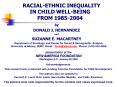 RACIALETHNIC INEQUALITY