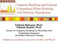 Capacity Building and Cultural Competence When Working with Minority Populations