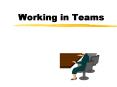 Working in Teams
