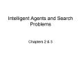 Intelligent Agents and Search Problems