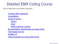Coding and Compliance Training